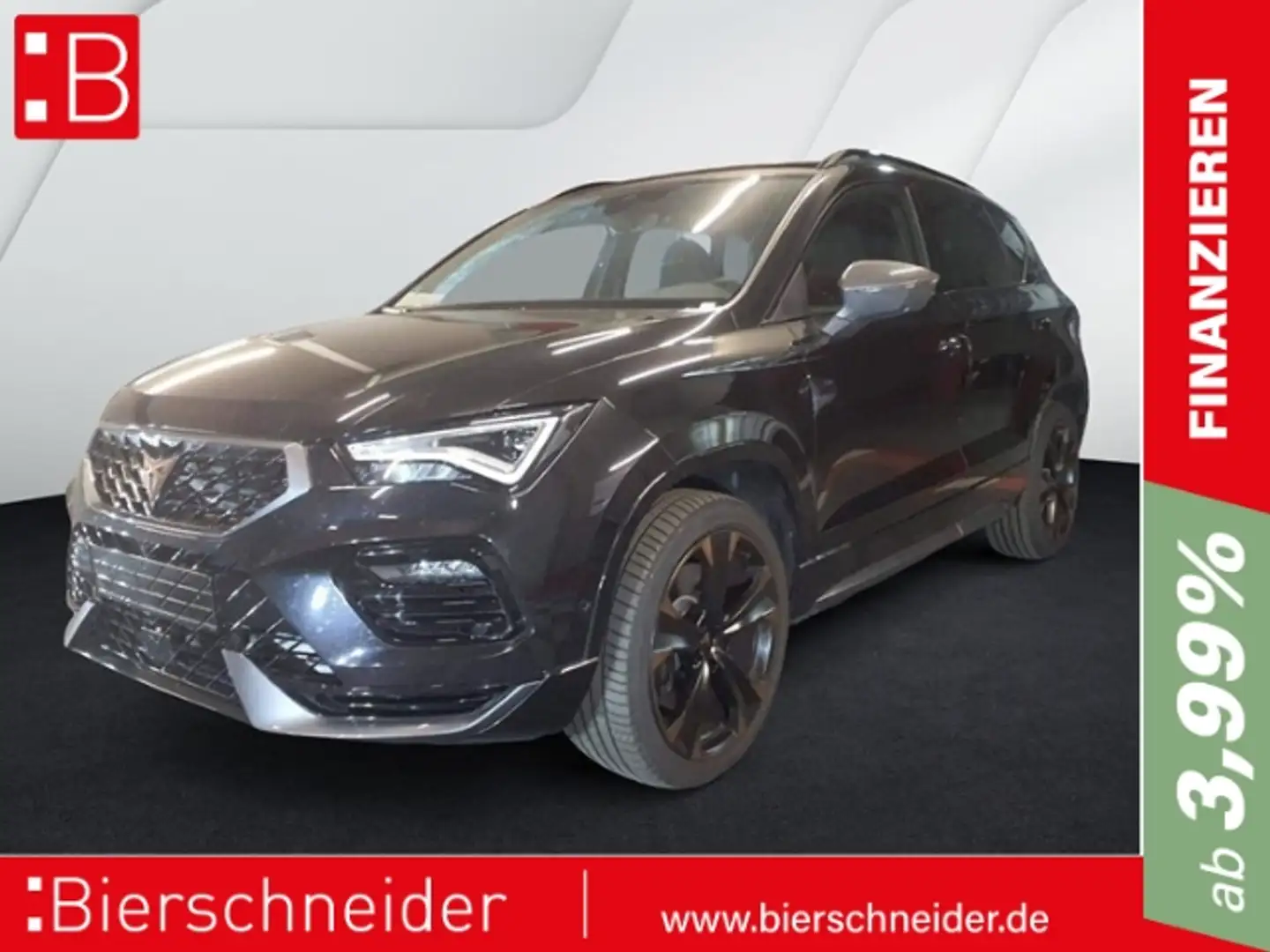CUPRA Ateca 2.0 TSI DSG 4Dr VZ AB 379EUR AHK AKRA NAVI SHZ Schwarz - 1