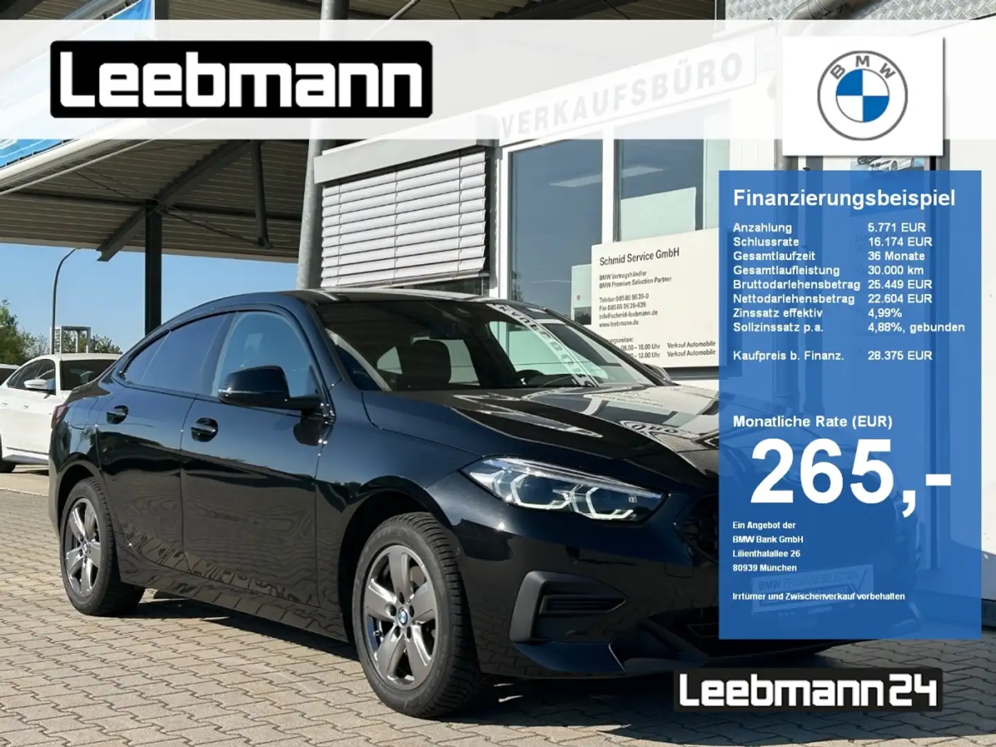 BMW 218 d Gran Coupe Adv. AHK/RFK 2 JAHRE GARANTIE Black - 1