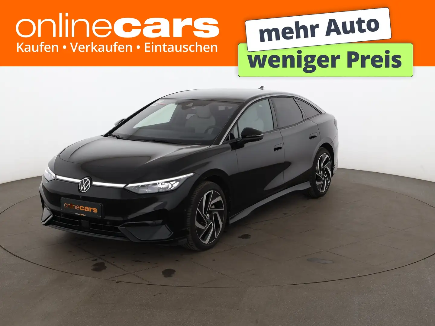 Volkswagen ID.7 Pro 77kWh Aut MATRIX 360-CAM HEAD-UP RADAR Schwarz - 1