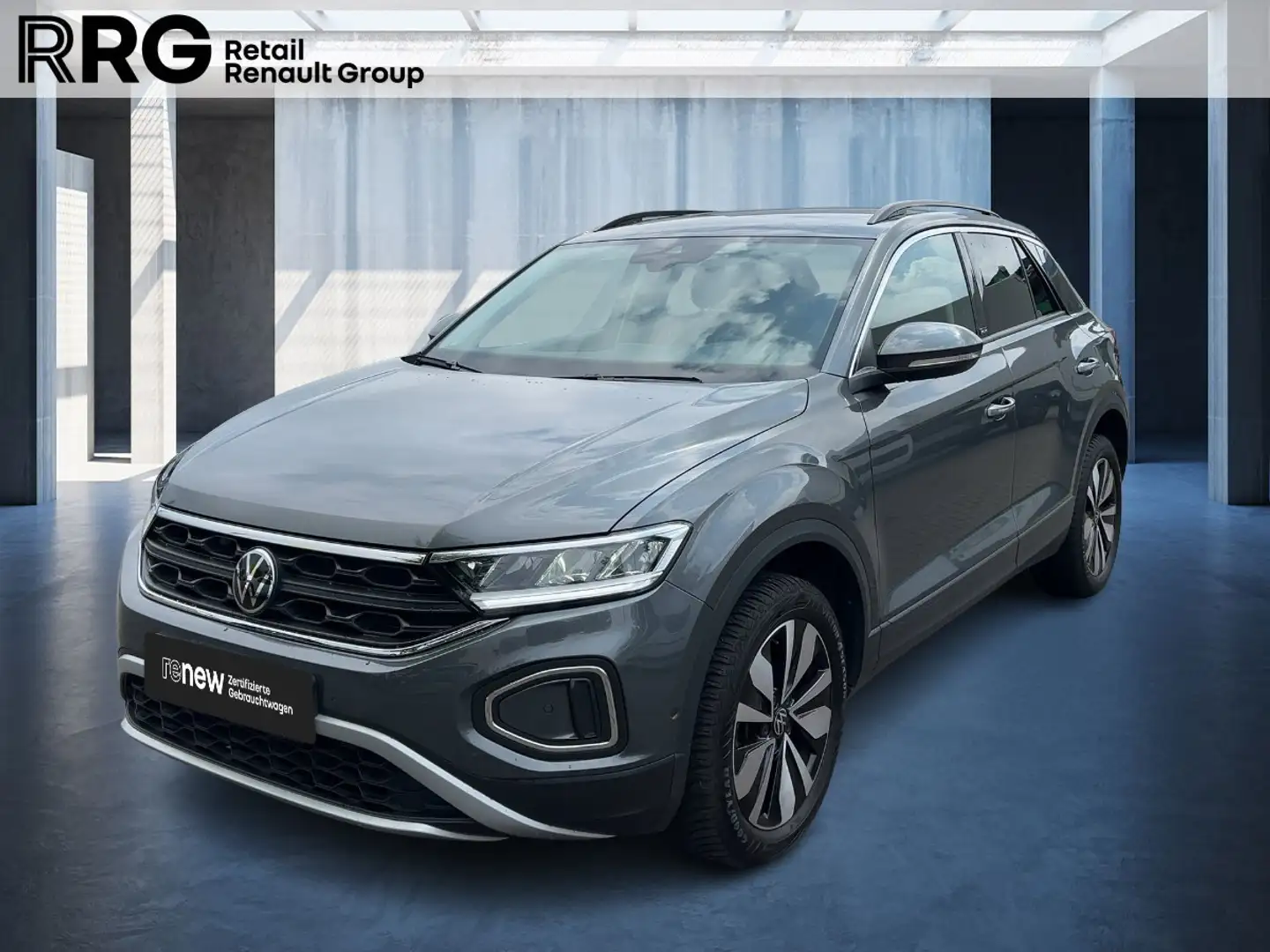 Volkswagen T-Roc Move 1.0 TSI LED PDC SHZ Navi Grigio - 1