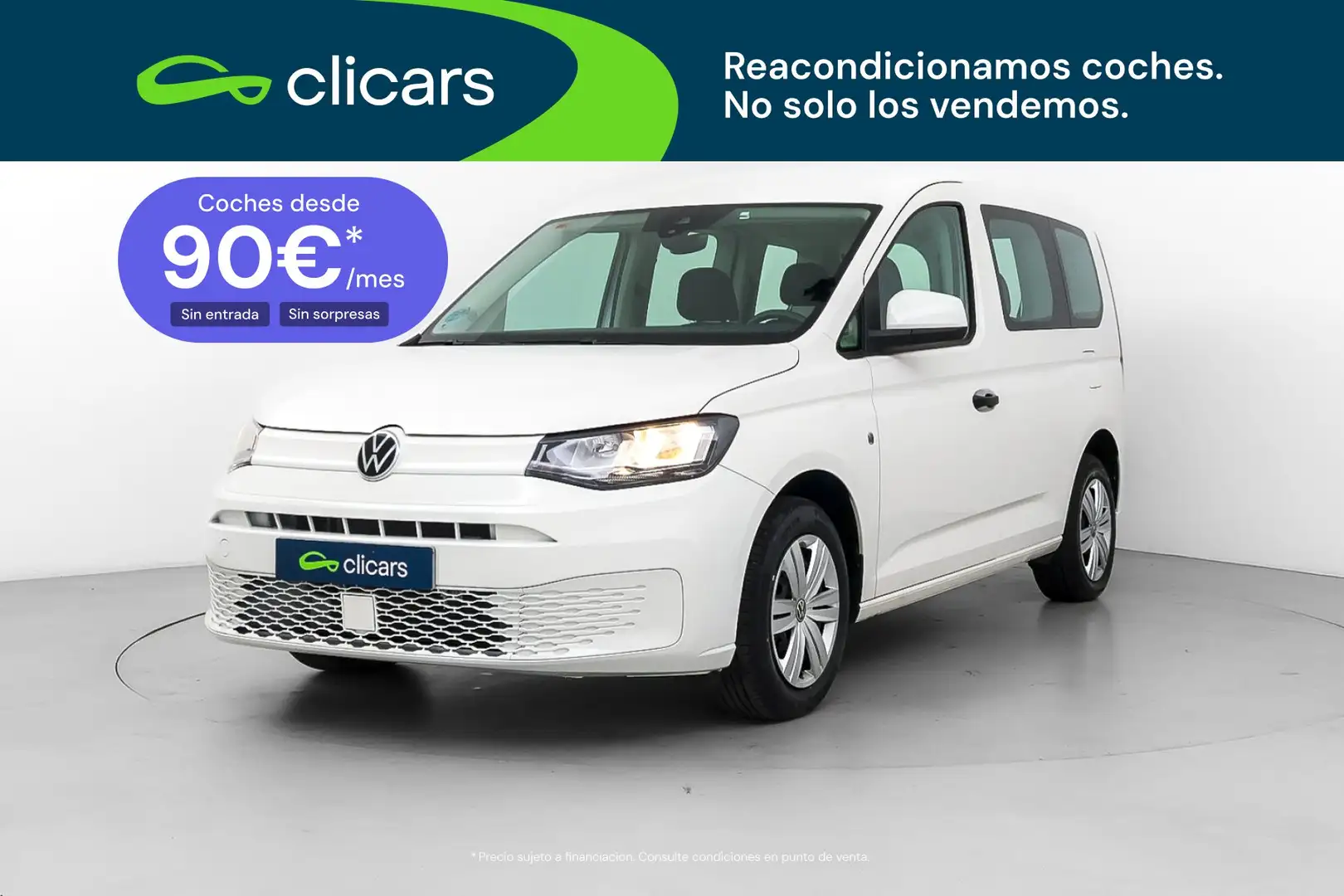 Volkswagen Caddy 2.0TDI Kombi 75kW Blanco - 1