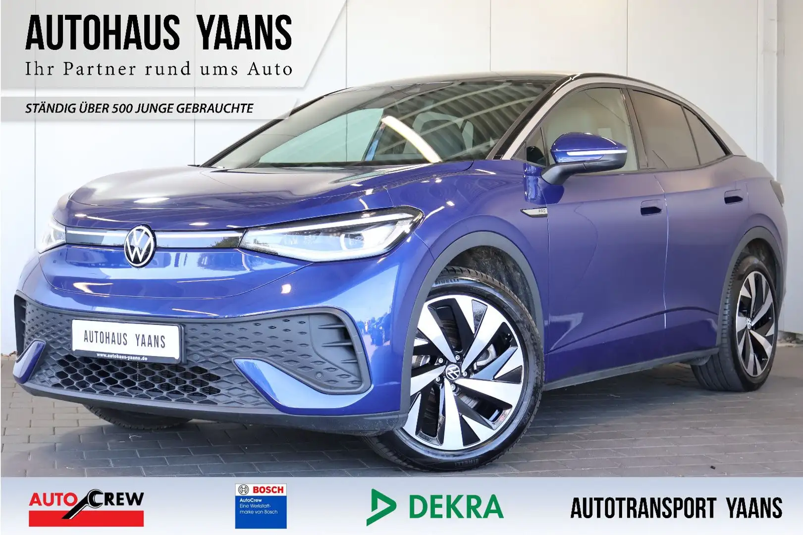 Volkswagen ID.5 Pro WÄRMEPUM.+AID+LED+NAVI+PDC+AHK+20 Niebieski - 1