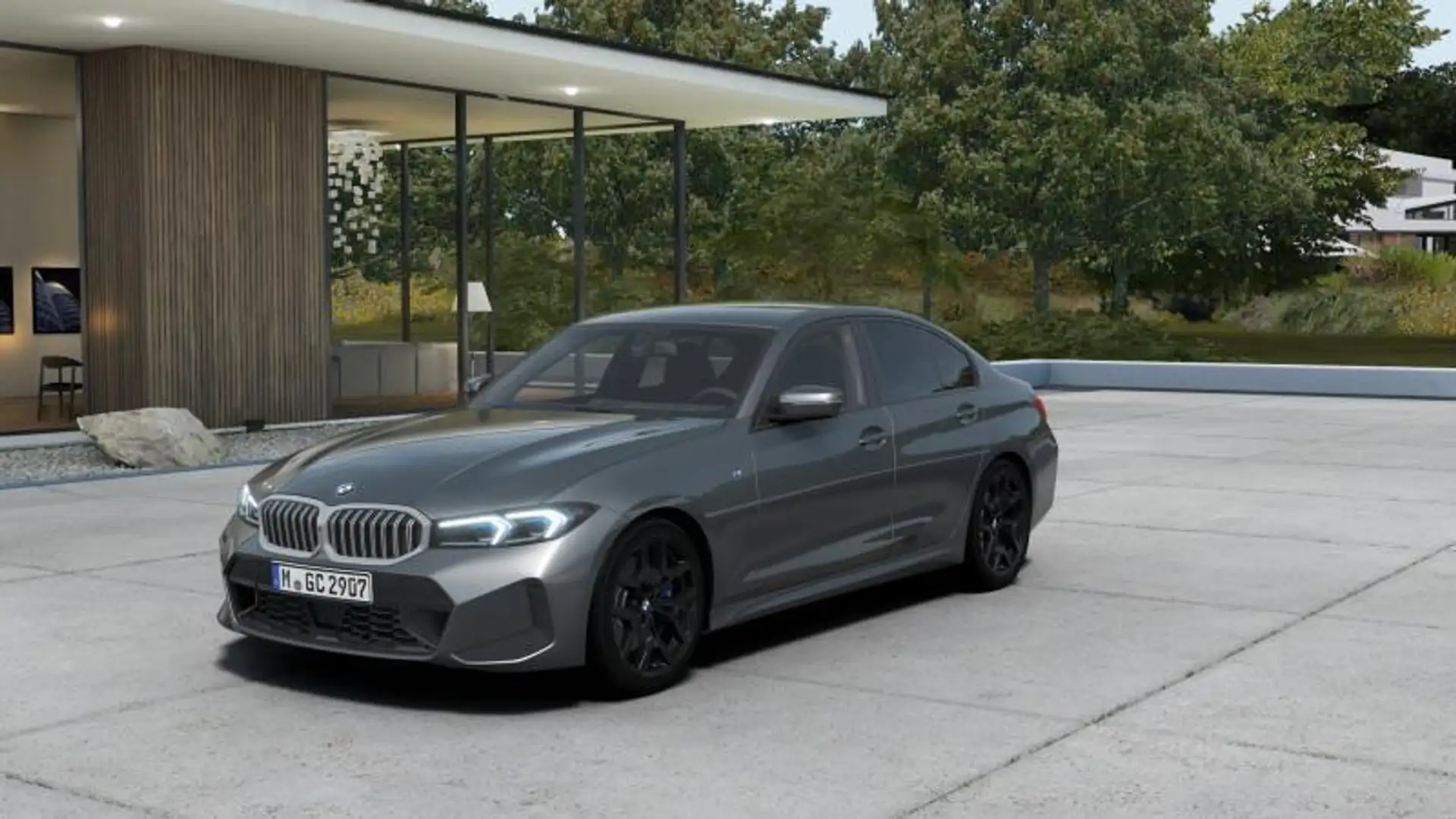BMW 320 d mhev 48V Msport xdrive auto Grigio - 1