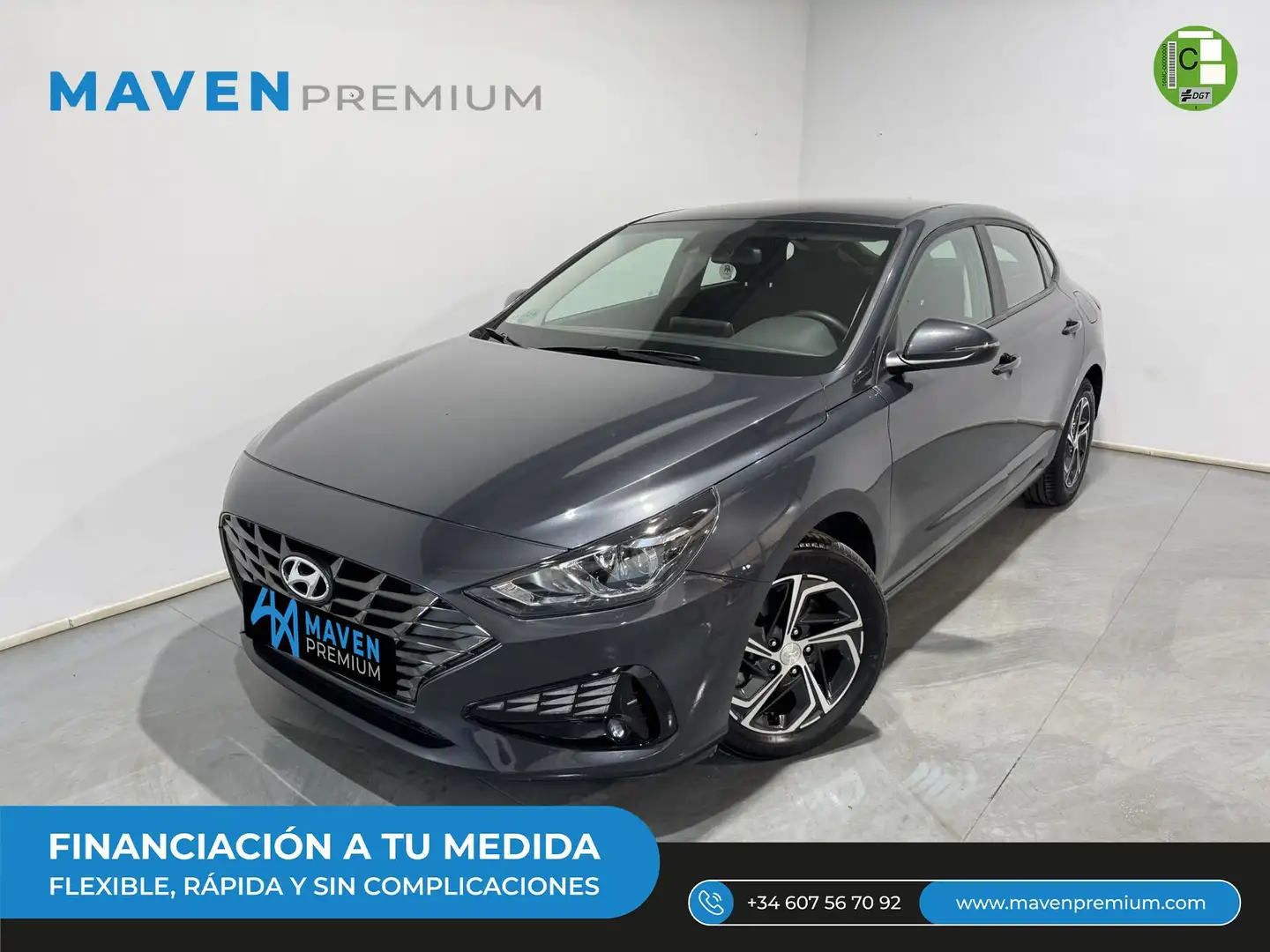 Hyundai i30 1.0 TGDI Klass 120 Gris - 1