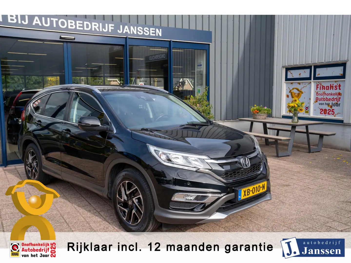 Honda CR-V 2.0 Elegance|Prijs rijklaar incl 12 mnd garantie| Zwart - 1