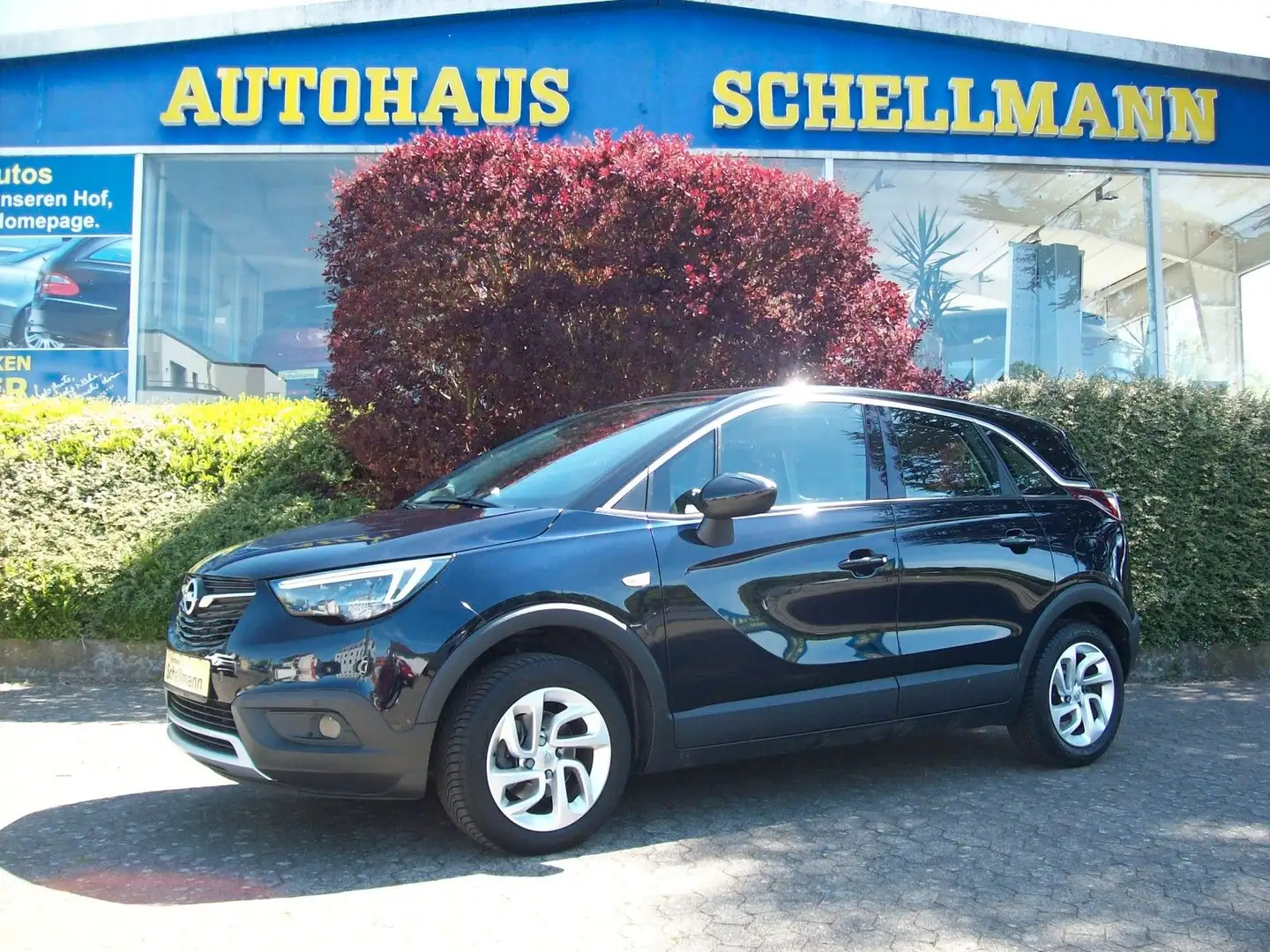 Opel Crossland X 1.2T PDC+Kam+Parkassi Navi-App AHK Blau - 1