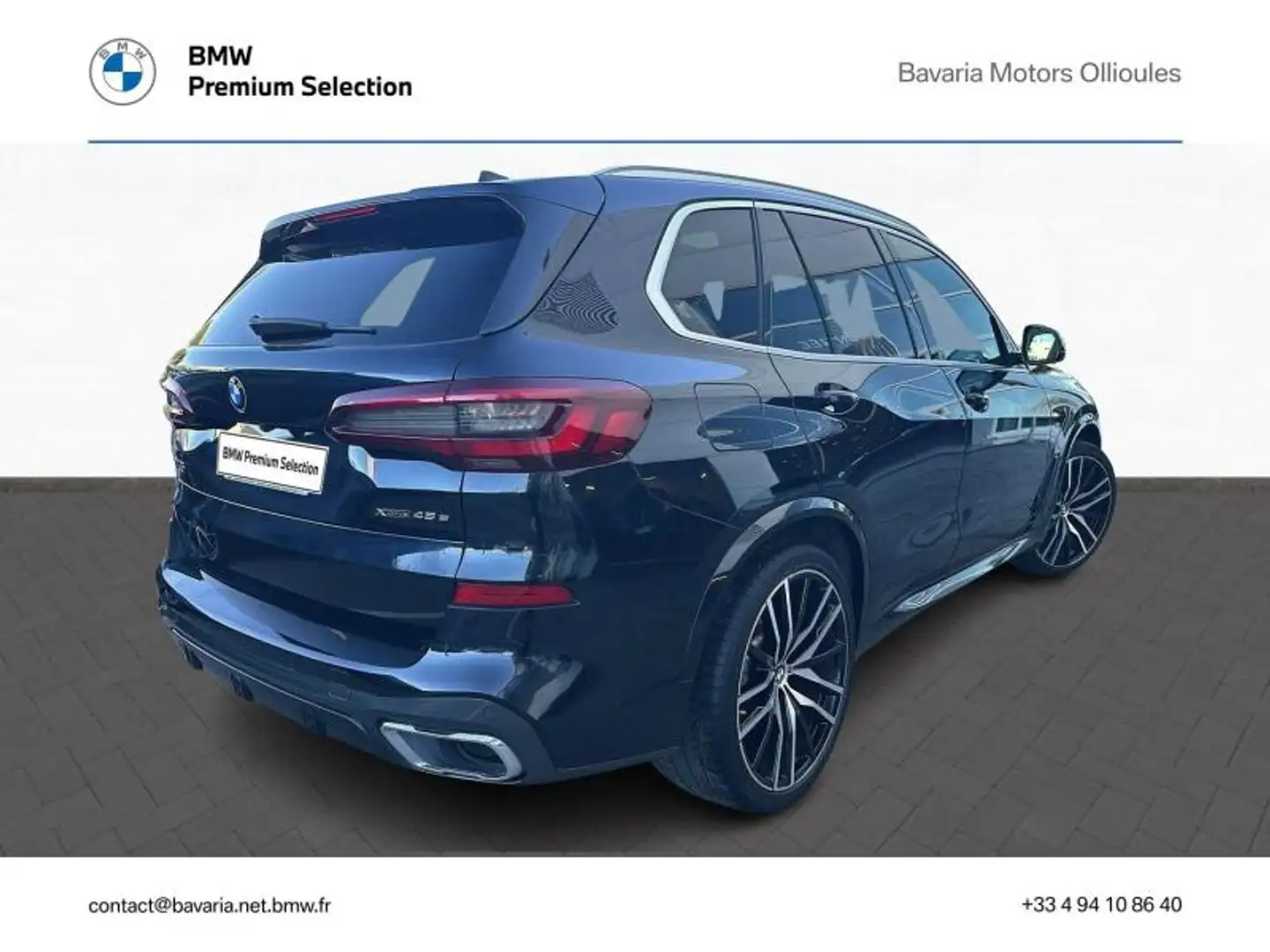BMW X5 xDrive45e 394ch M Sport 17cv Noir - 2