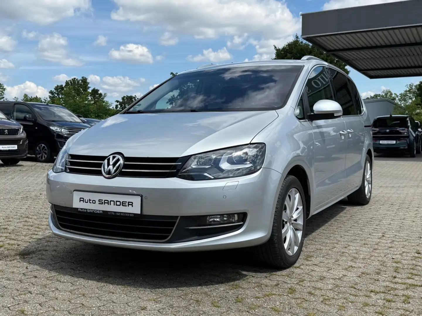 Volkswagen Sharan Highline DSG LEDER KAMERA NAVI AHK Argintiu - 1