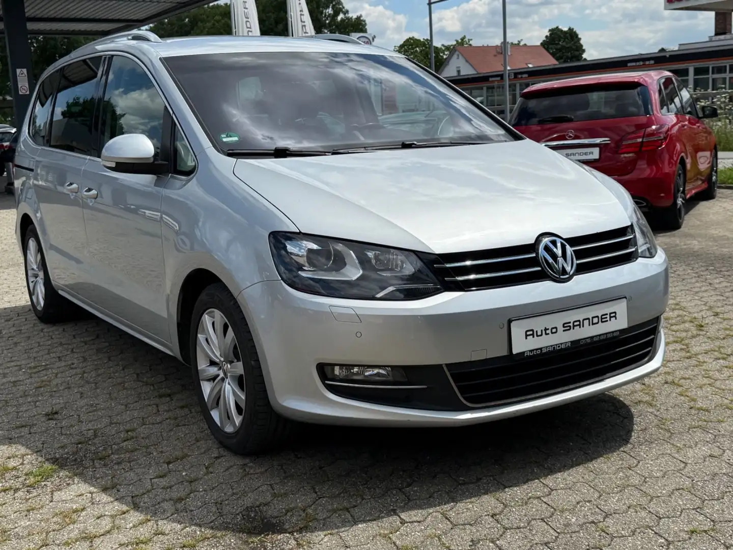 Volkswagen Sharan Highline DSG LEDER KAMERA NAVI AHK Argintiu - 2