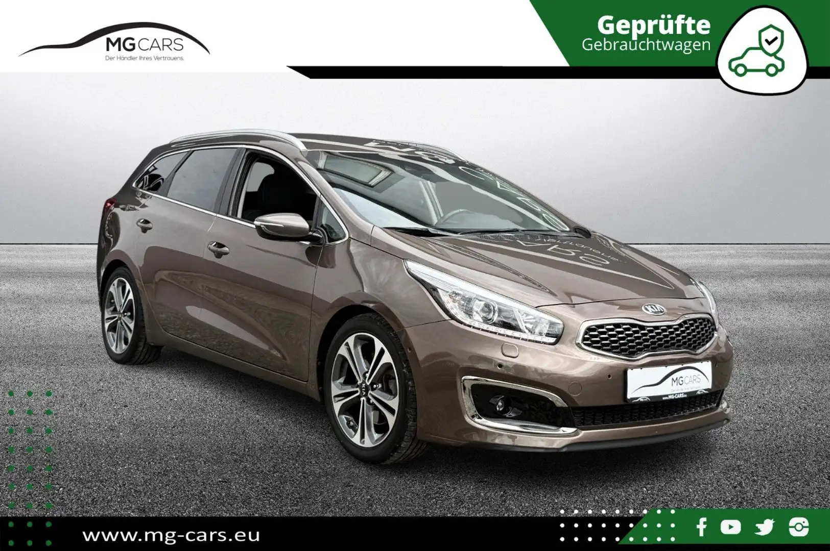 Kia Ceed SW / cee'd SW ~Automatik~48TKM~Kamera! Beige - 1