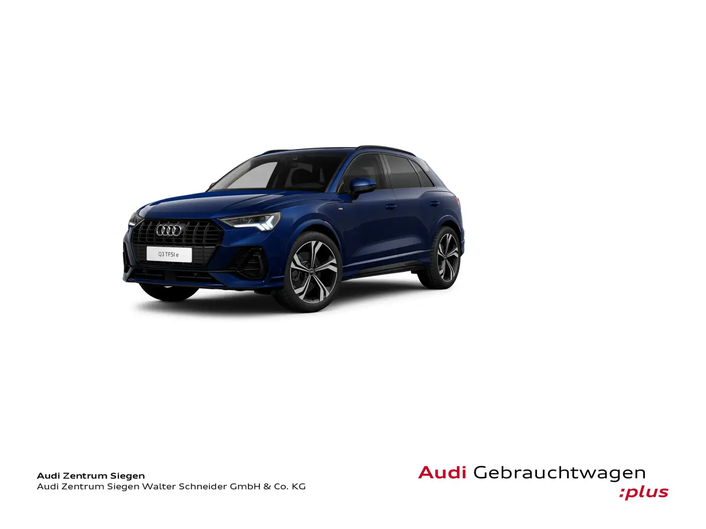 Audi Q3 45 TFSI e S line Pano Matrix LED Optik schwar Blau - 1