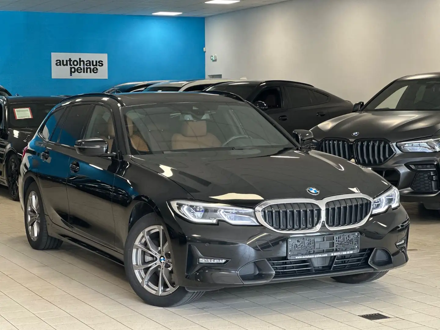 BMW 320 e xDrive Sport Line HUD/Laser/Park+/AHK/St&Go Schwarz - 1