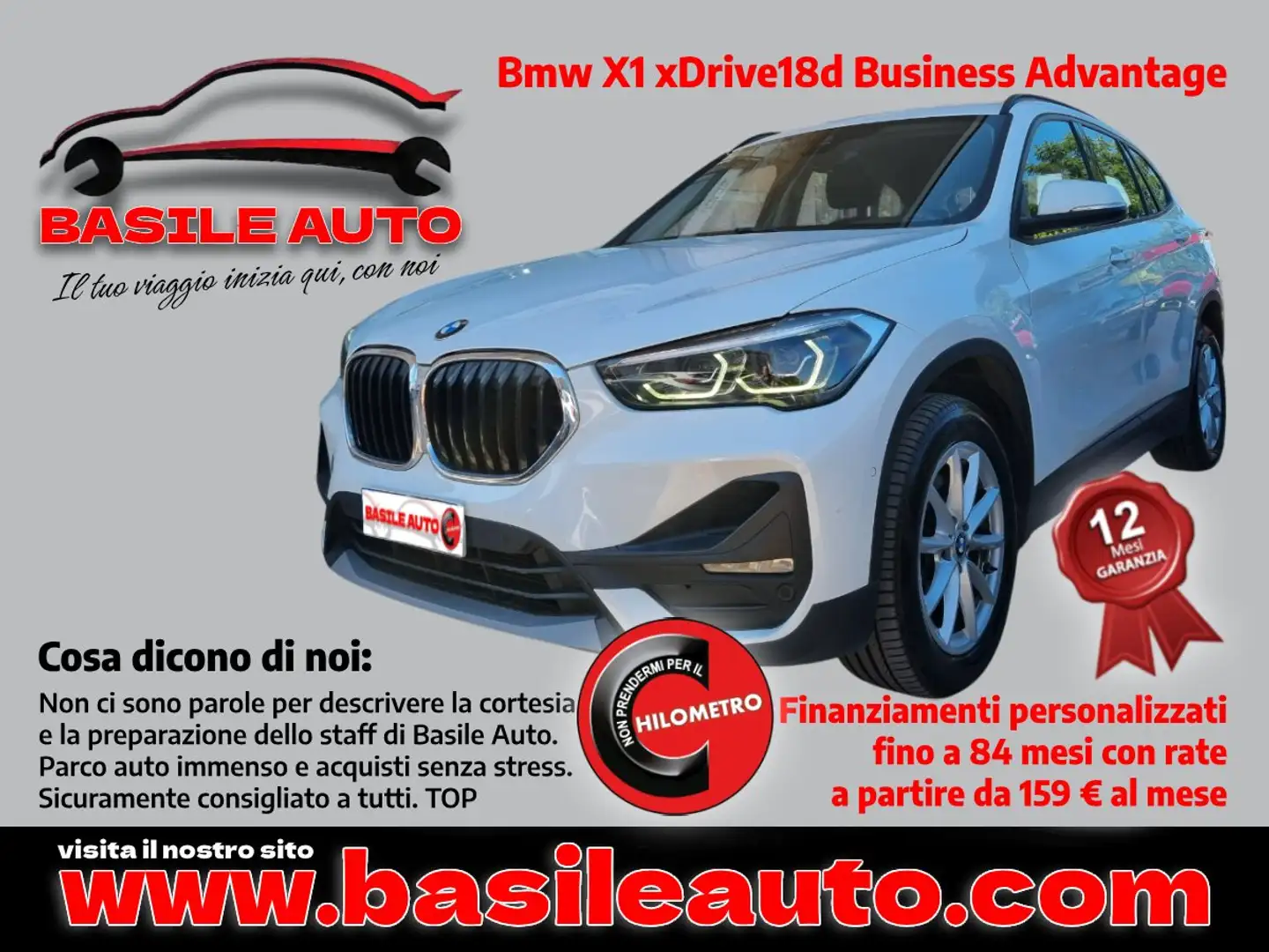 BMW X1 X1 F48 2019 sdrive18d Business Advantage auto Bílá - 1