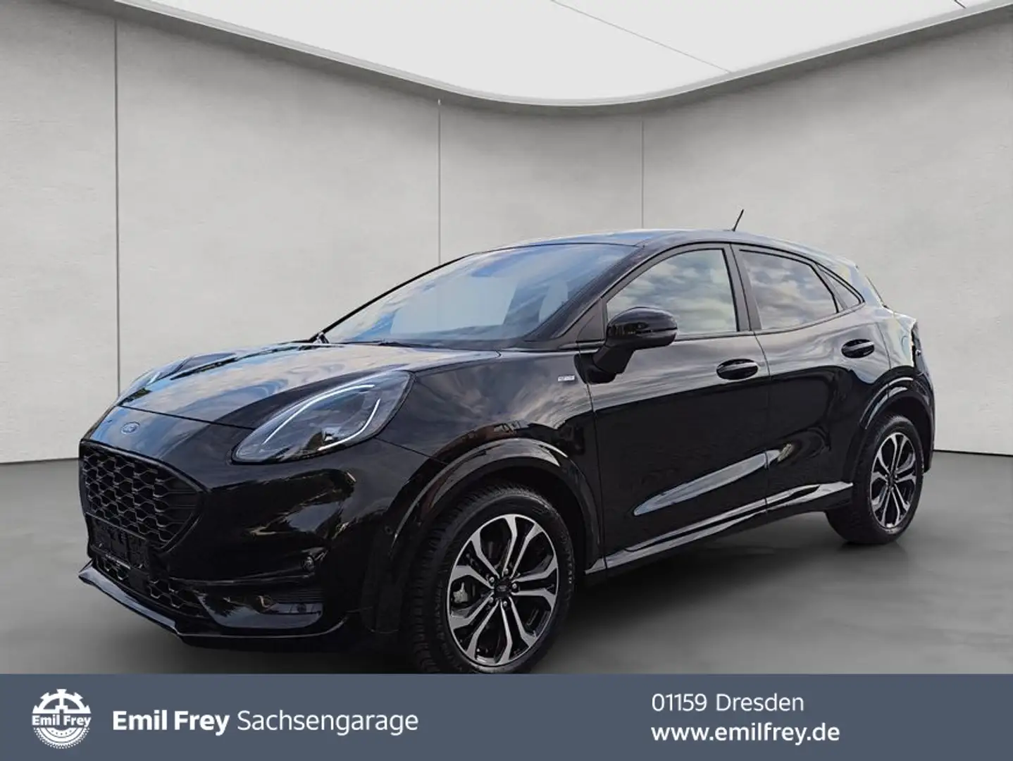 Ford Puma 1.0 EB Hybrid Aut. ST-LINE GJR Wi-Pa RFC Schwarz - 1
