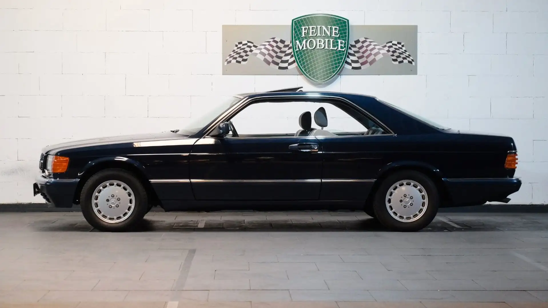 Mercedes-Benz 560 SEC W126 Scheckheft! Blau - 2