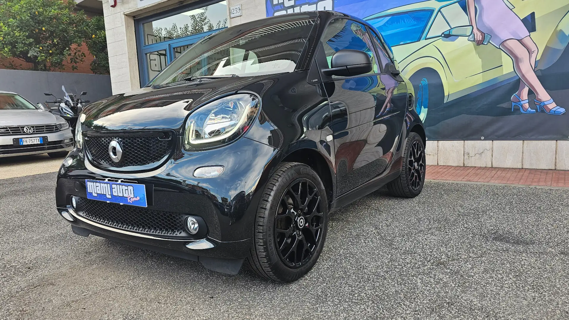 smart forTwo 70 1.0 twinamic Passion TAGL UFF NAV LED CERCHI 16 Nero - 2