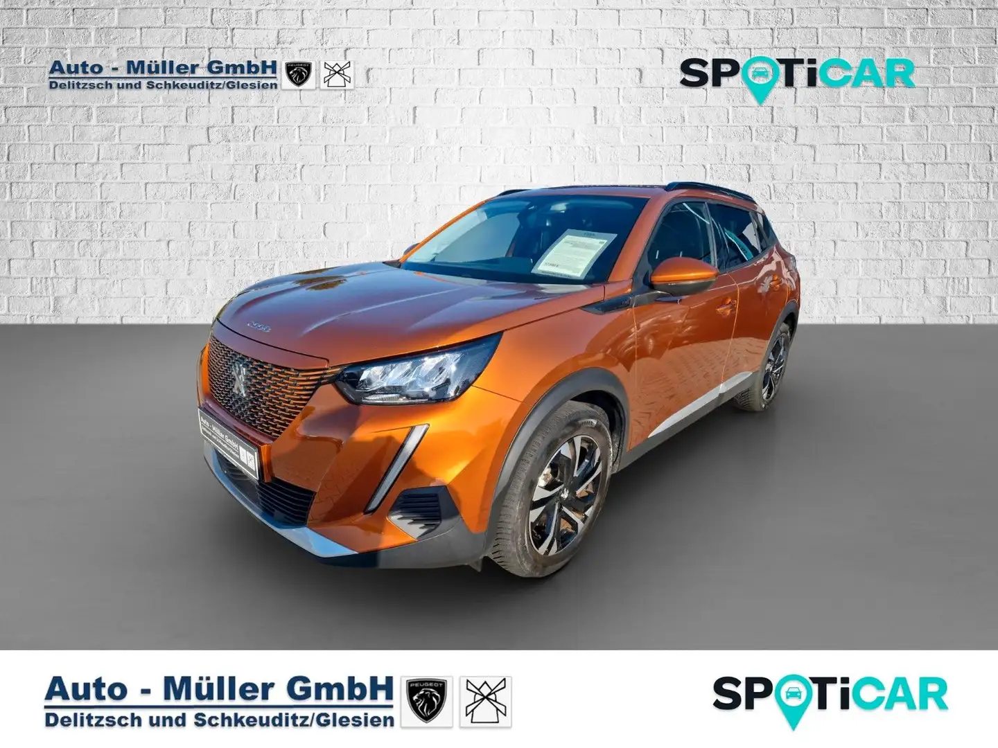 Peugeot 2008 e-2008 136 Elektro Allure/Navi/LED Orange - 1