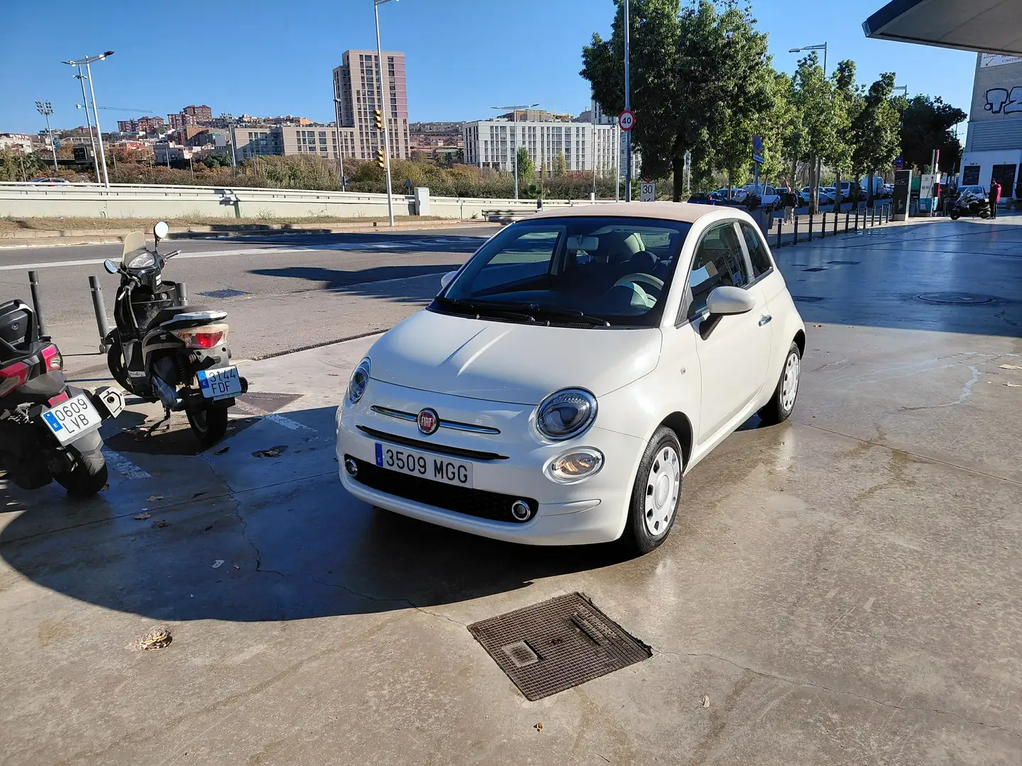 Fiat 500C 500C 1.0 HYBRID 52KW CABRIO Blanco - 1
