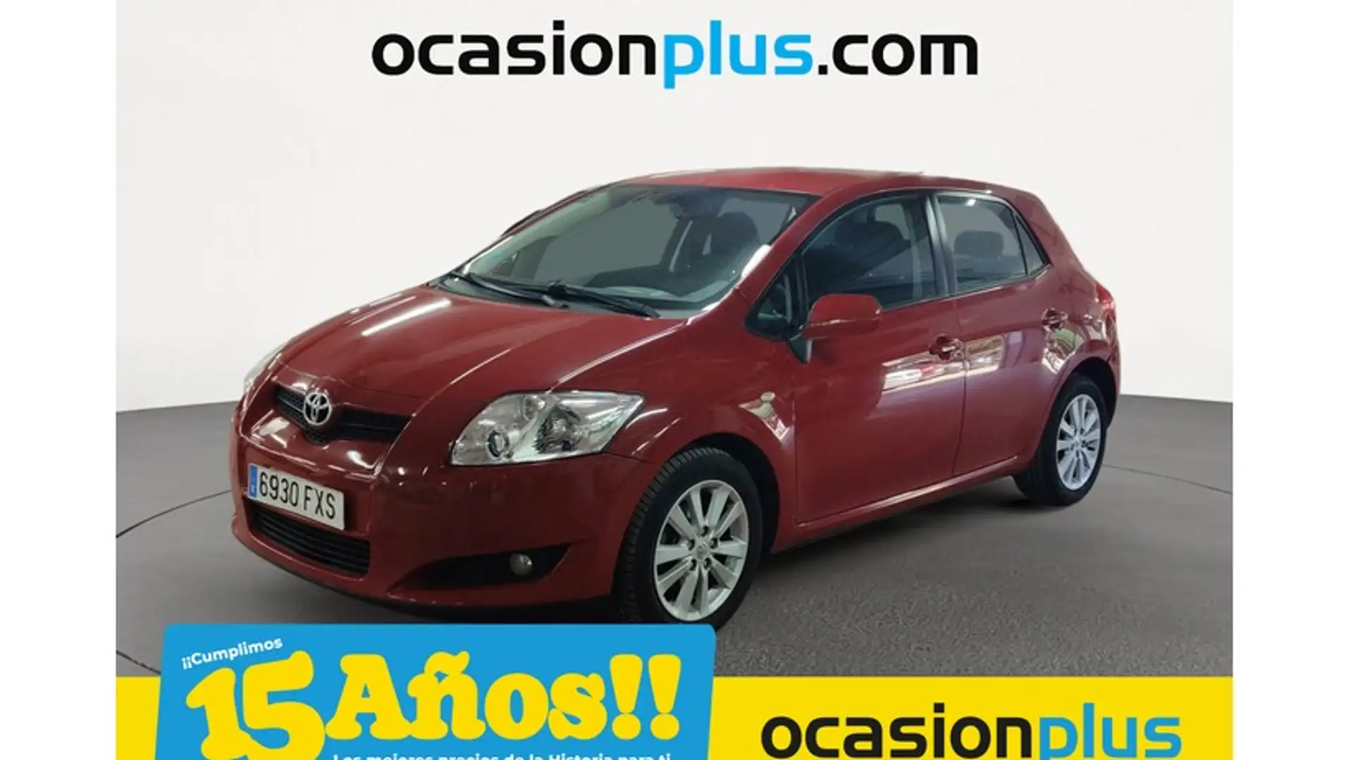 Toyota Auris 1.6 VVT-i Sol M/M Rood - 1