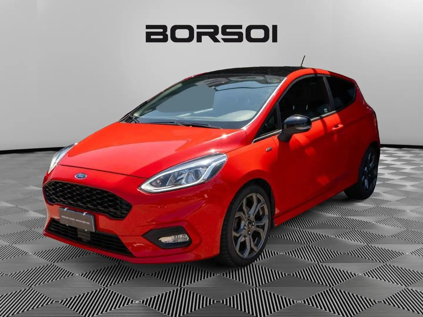 Ford Fiesta 7ª serie 1.5 TDCi 120 CV 3 porte ST-Line Piros - 1