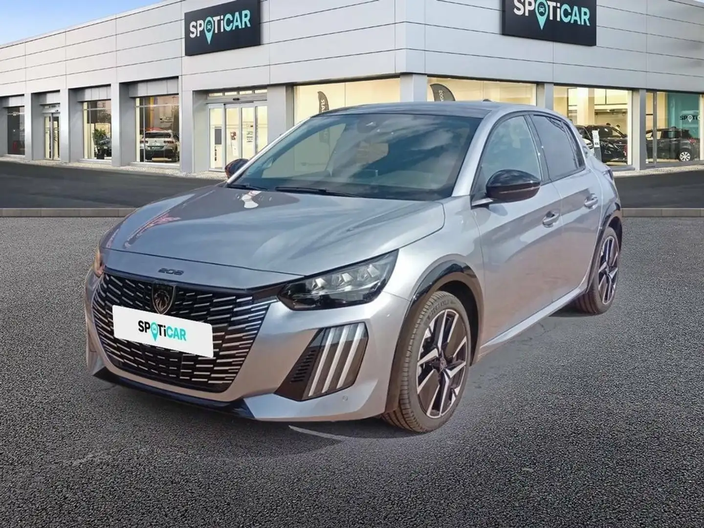 Peugeot 208 HYBRID 136 eDCS6 GT Gris - 1