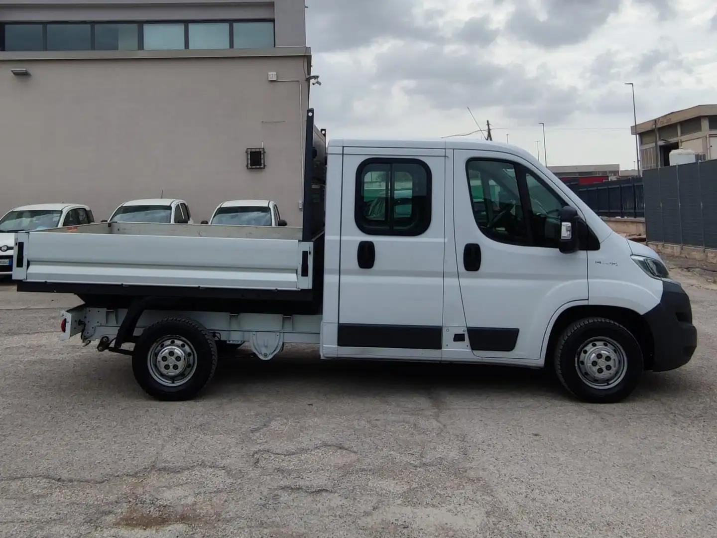 Fiat Ducato 35 MH1 2.0 M-JET CASSONE DOPPIA CABINA 7 PTI-2018 Blanc - 2