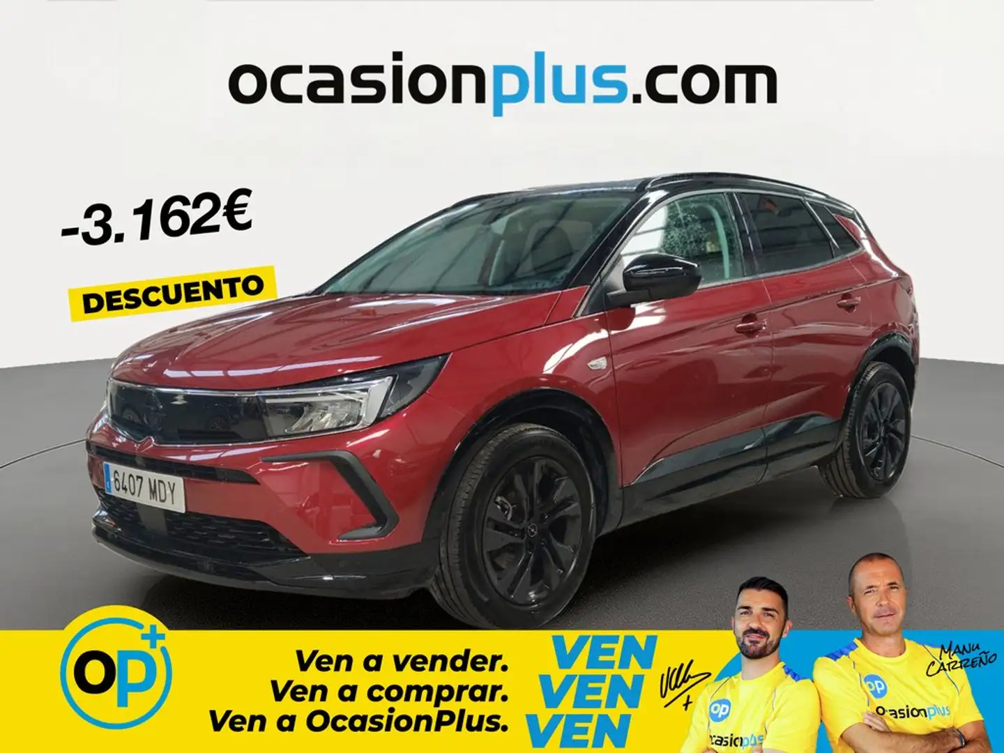 Opel Grandland 1.2T S&S GS Line 130 Rojo - 1