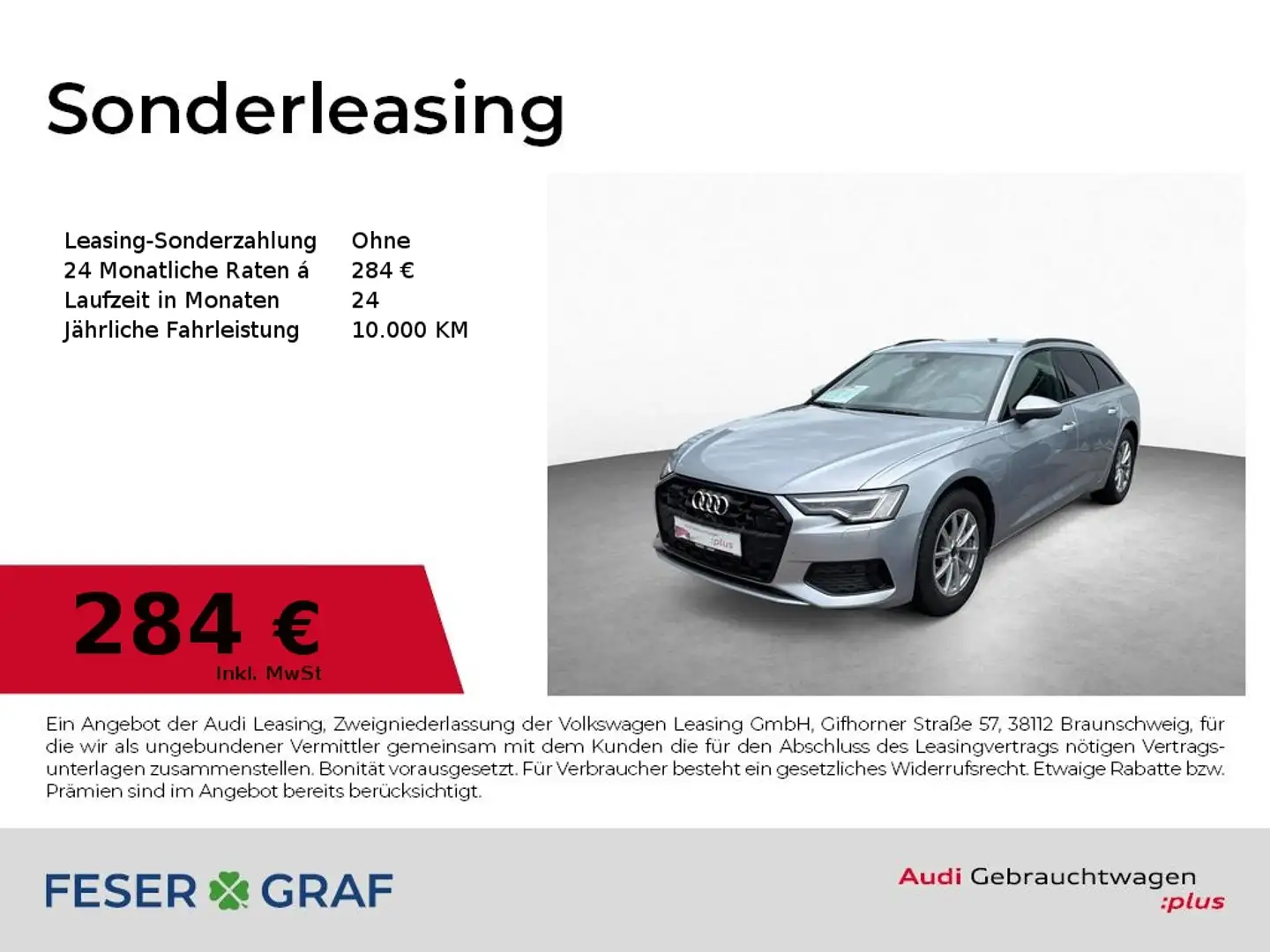 Audi A6 Av. 40 TDI sport - MATRIX - KAMERA - ACC Silber - 1