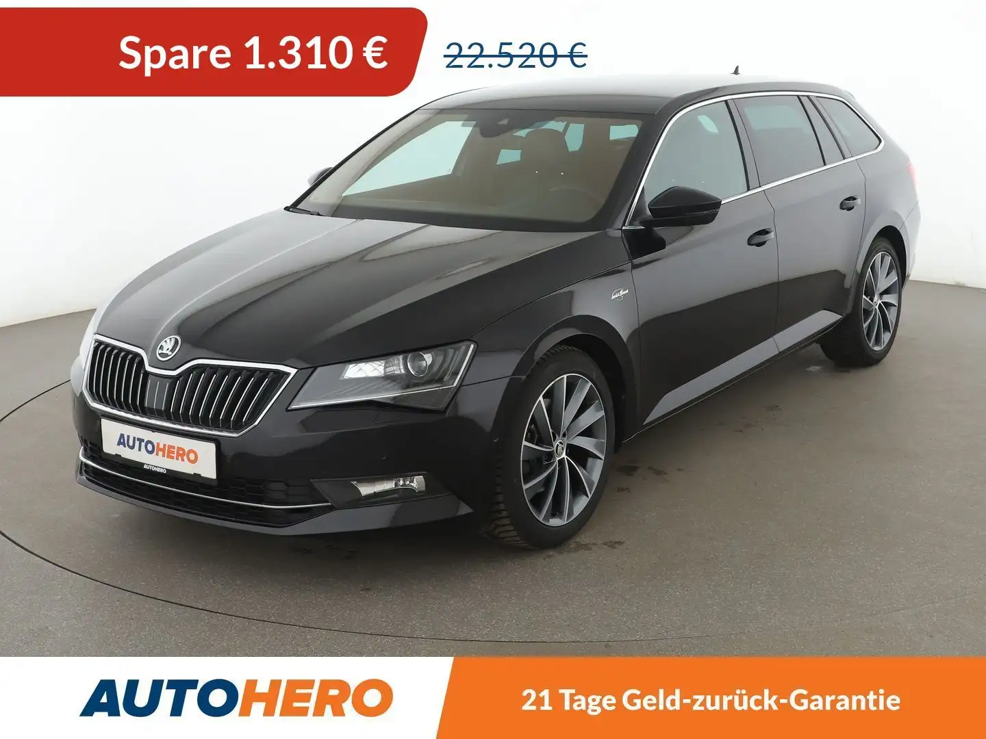 Skoda Superb 2.0 TDI Laurin & Klement Aut.*NAVI*VC*ACC* Negro - 1