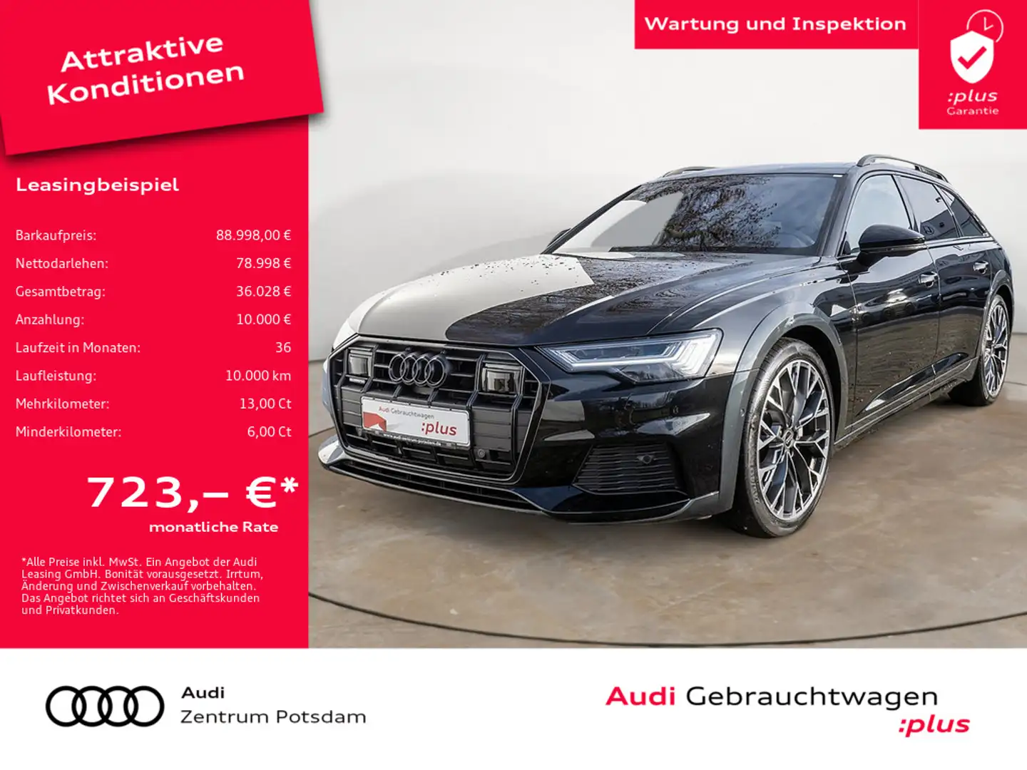 Audi A6 allroad 50 TDI quattro HUD MATRIX PANO Noir - 1