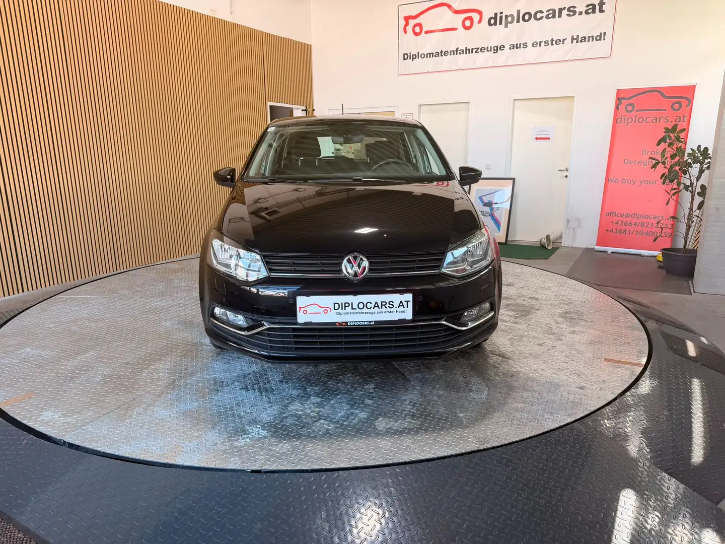 Volkswagen Polo Highline - Erstbesitz Schwarz - 2