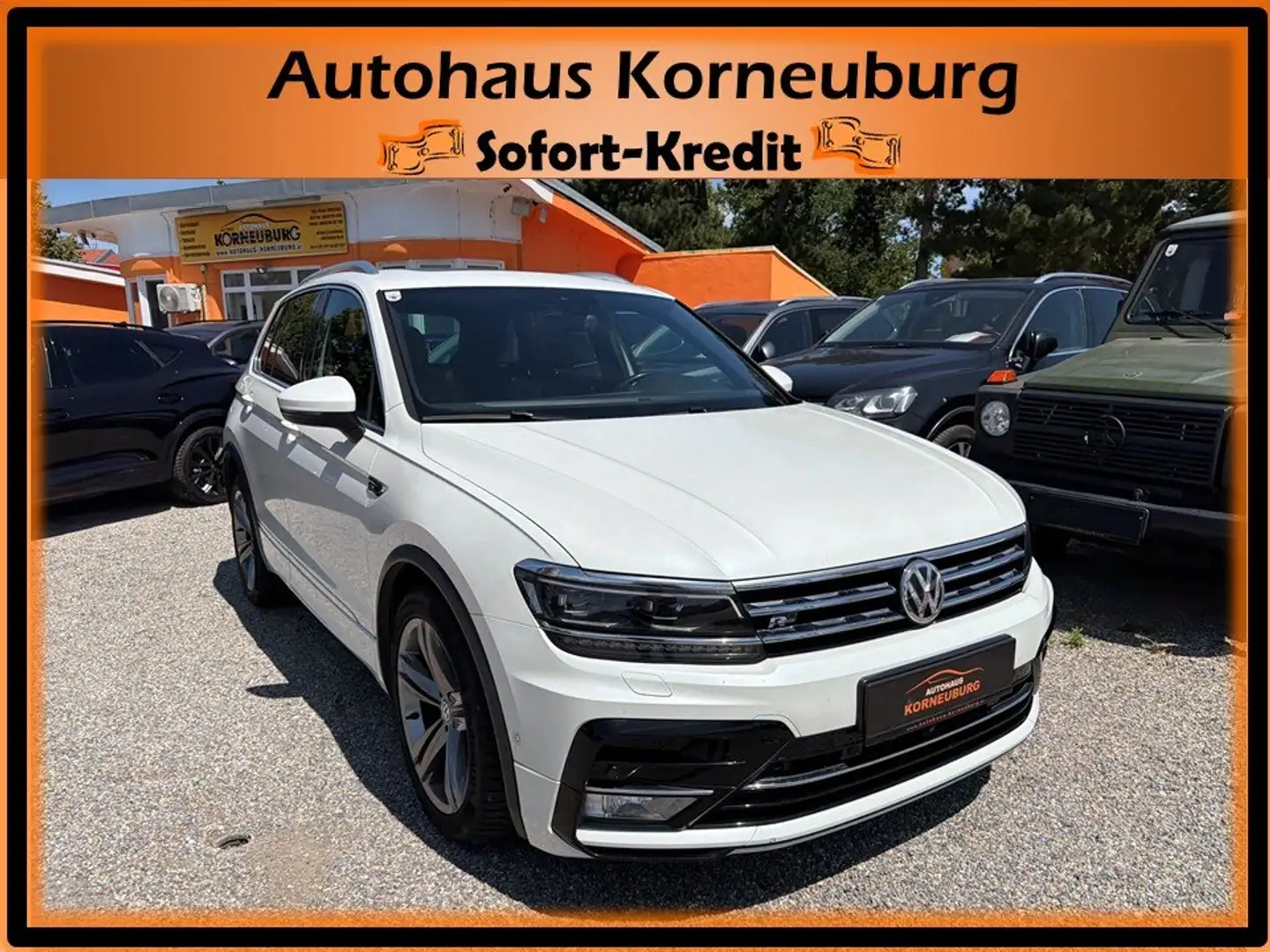 Volkswagen Tiguan ///R-Line *360° Kamera*Panoramadach*Navi*AHV* Weiß - 1