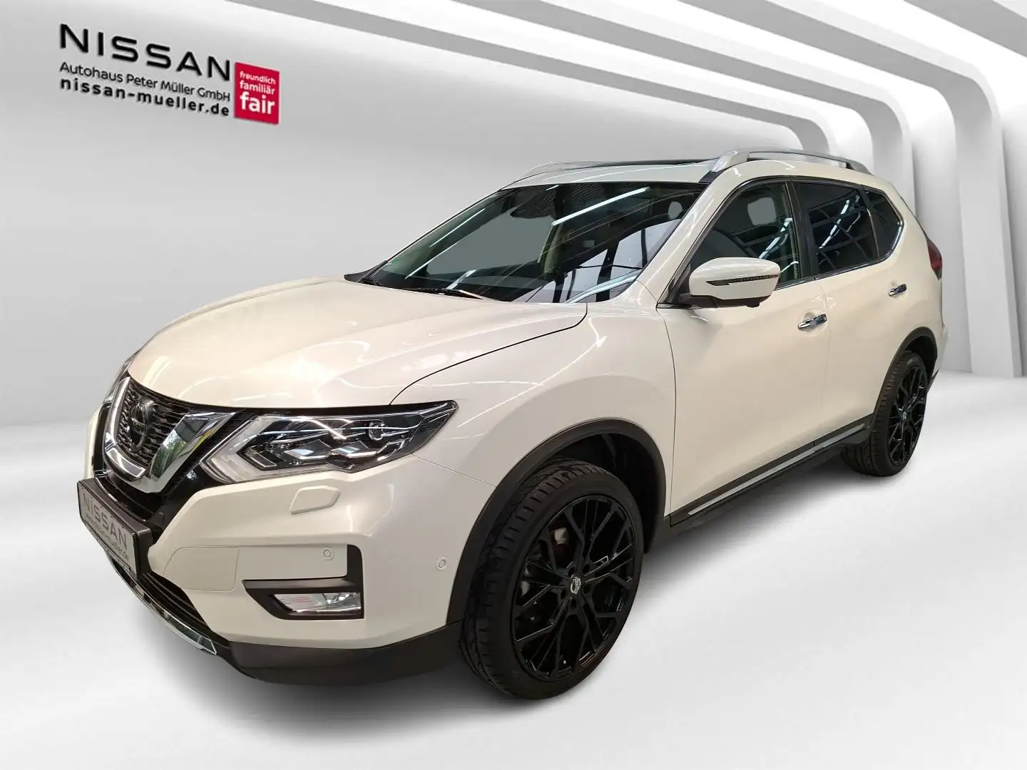 Nissan X-Trail 1.3 DIG-T 160PS DCT 4x2 TEKNA 5 Sitze PGD Blanc - 1