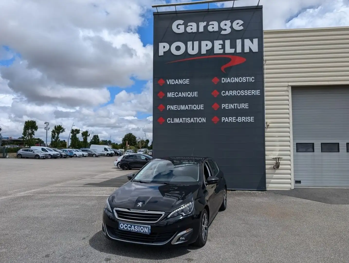 Peugeot 308 1.6 BLUEHDI 120CH ALLURE S\u0026S 5P Noir - 1