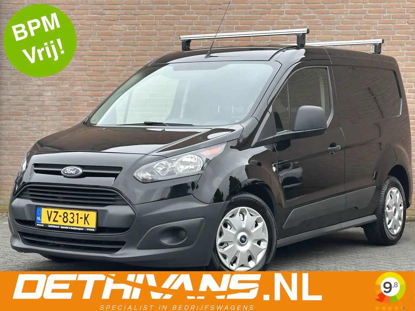 Ford Transit Connect 1.5TDCI 101PK Automaat / Airco / Camera / Euro6 Zwart - 1