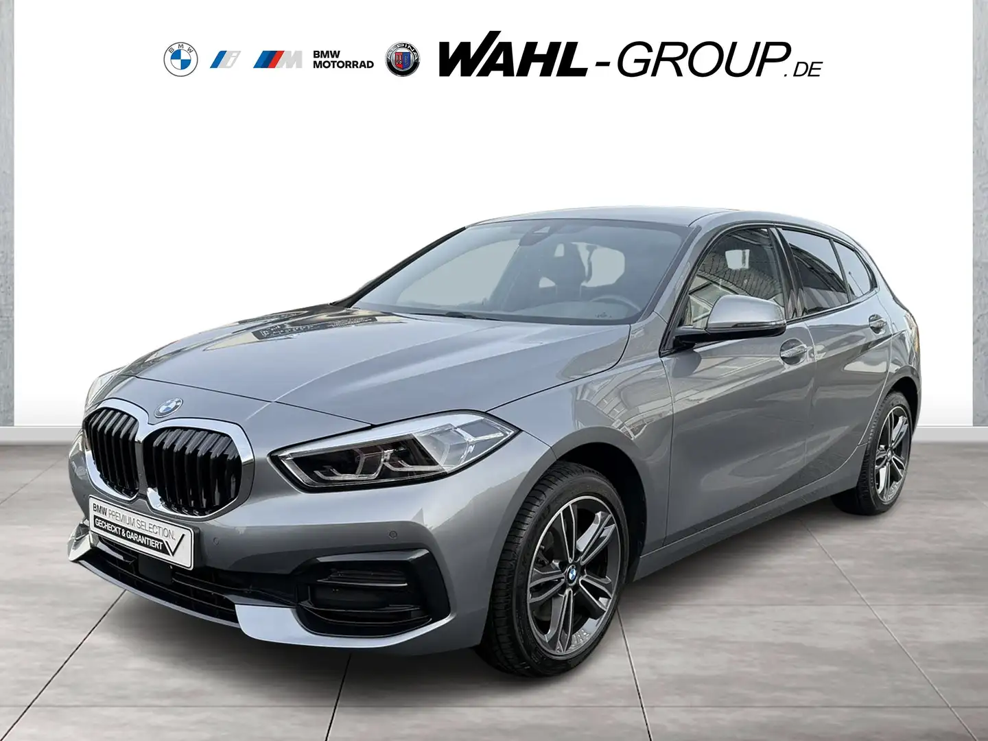 BMW 118 i Sport Line LED Navi SHZ PDC ActiveGuard+ Gris - 1