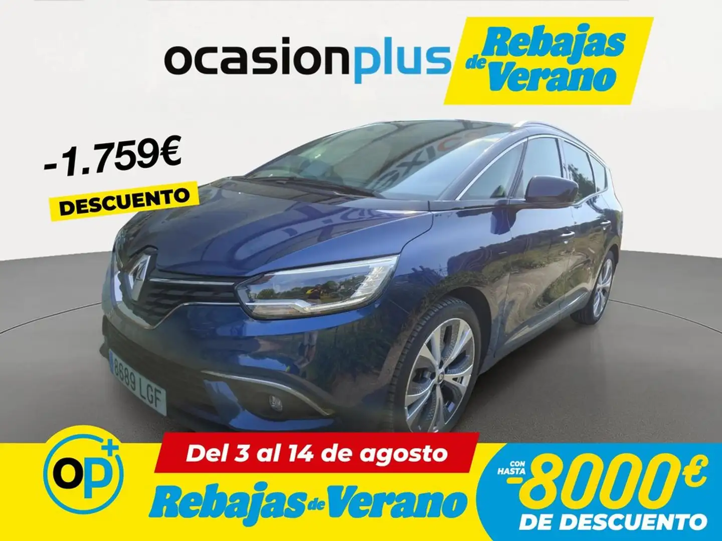 Renault Grand Scenic 1.3 TCe GPF Black Edition 117kW Azul - 1