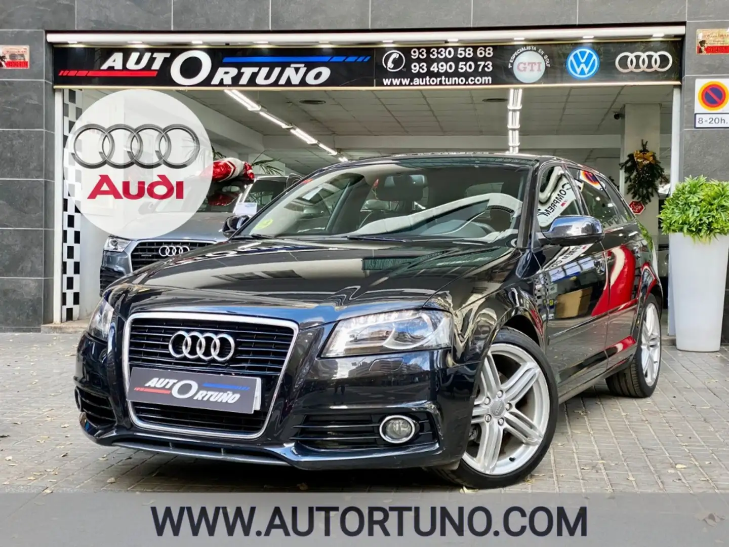 Audi A3 Sportback 2.0TDI S Line Edition Negro - 1