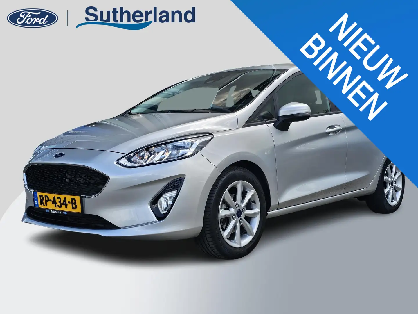 Ford Fiesta 1.1 Trend 70 pk | Airco | Lane assist | Stuurwielb Grijs - 1