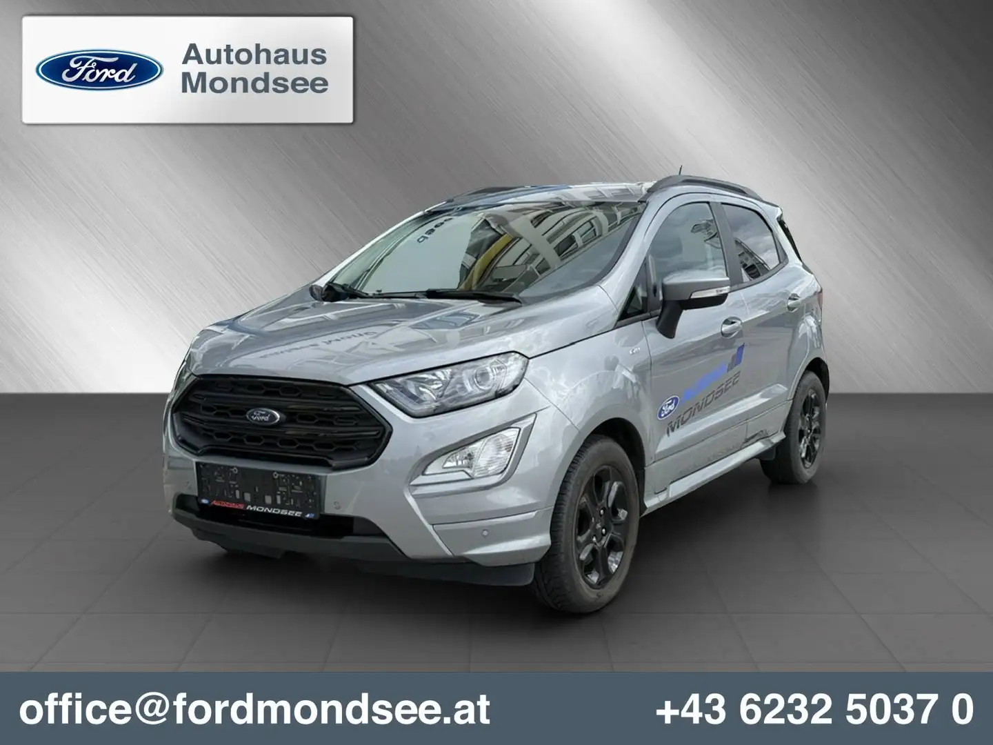 Ford EcoSport EcoSport 1,0 EcoBoost ST-Line mit AHK Silber - 1