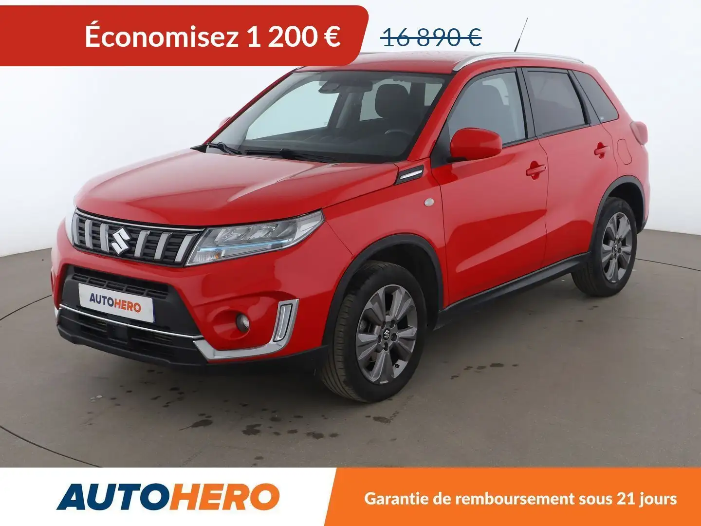 Suzuki Vitara 1.4 BoosterJet Hybrid Червоний - 1