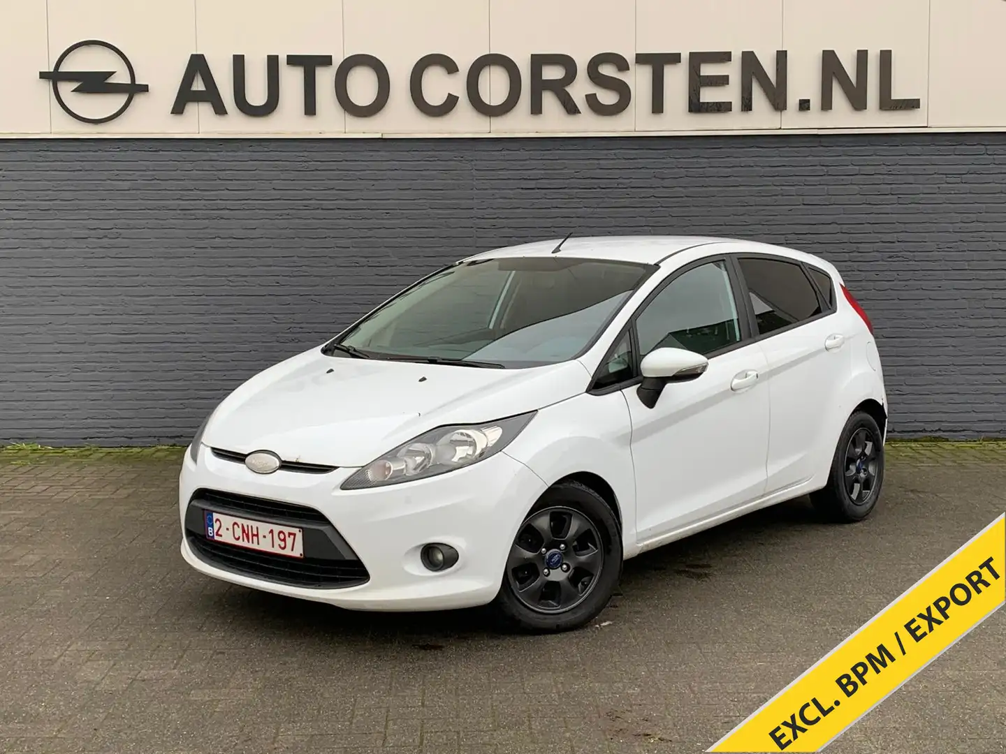 Ford Fiesta 1.6TDCi 90PK 5drs Airco Radio/cd Bluetooth Privacy Bianco - 1