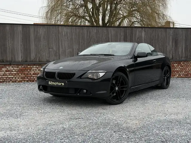 BMW 630 i/cabriolet/led/leder/manueel/ohb/carplay/airco