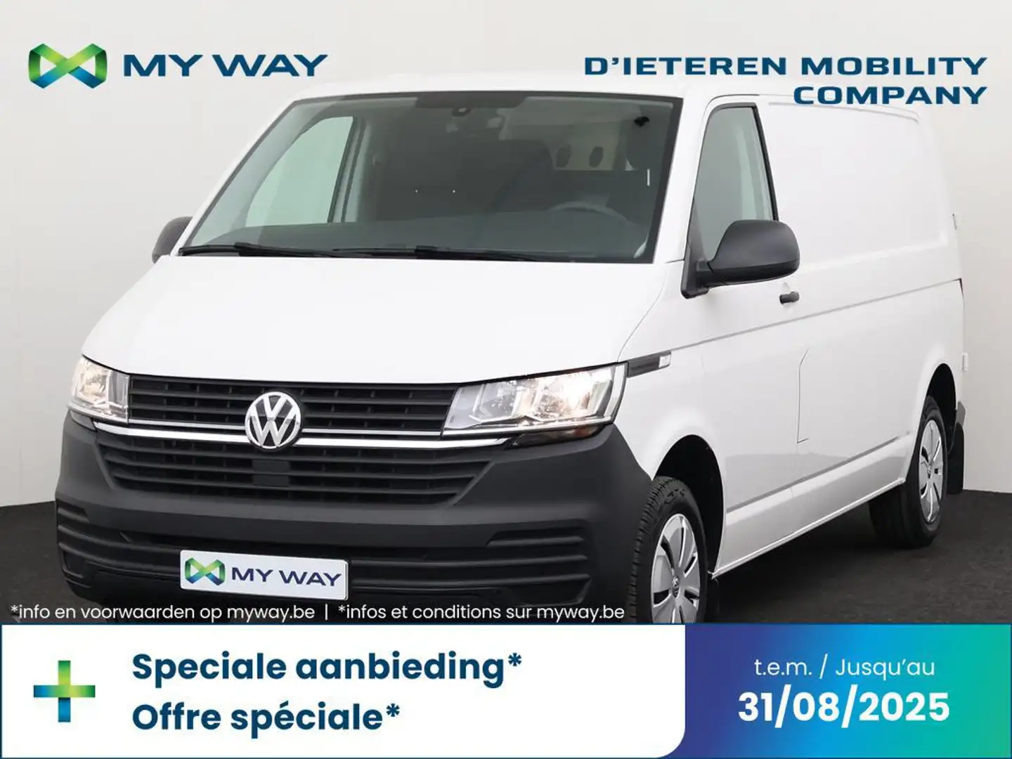 Volkswagen Transporter 2.0 TDI 150 PK DSG-7 / Cruise Control / Bluetooth / Airco Bílá - 1