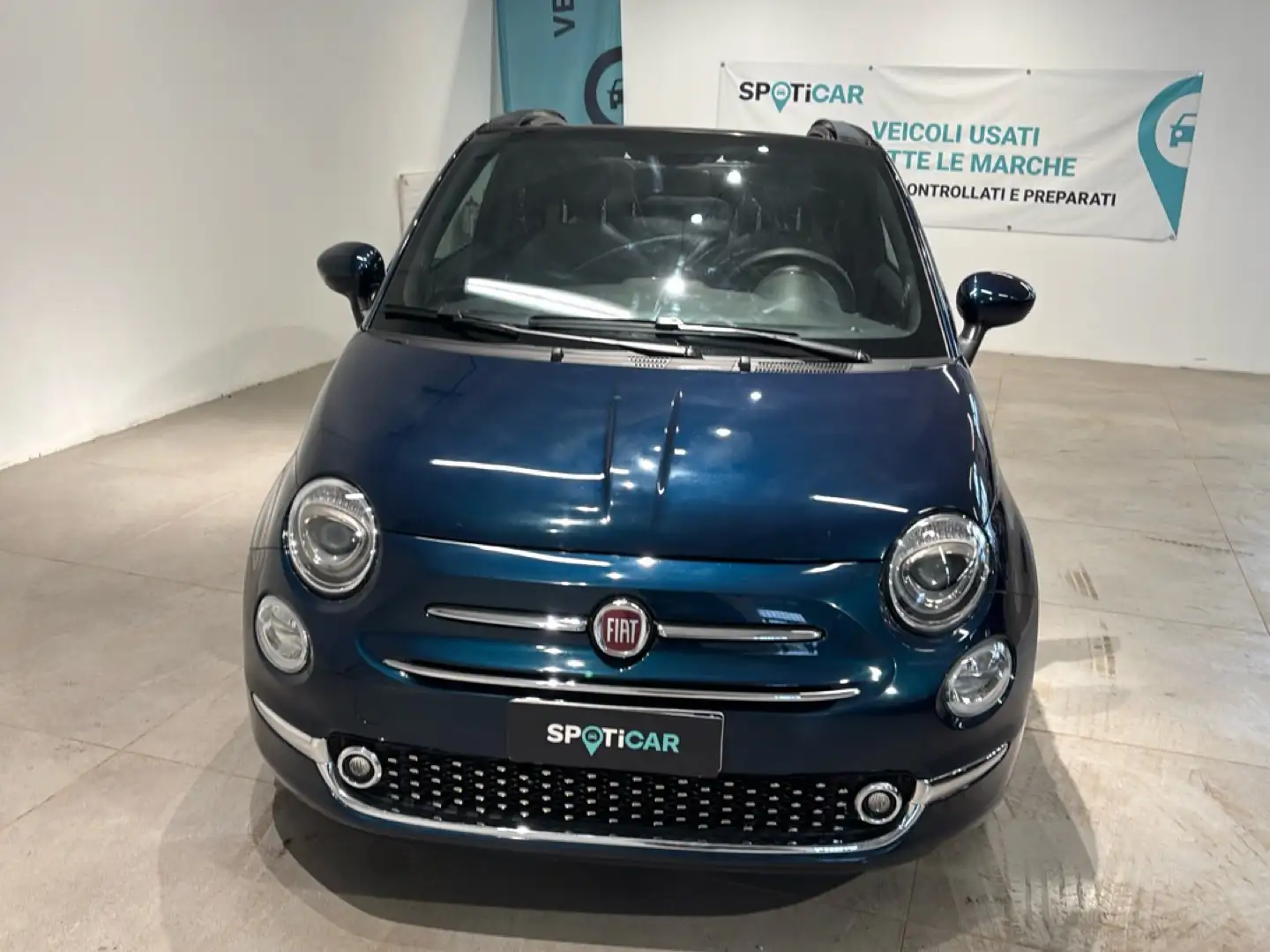 Fiat 500C 500 1.0 Hybrid Dolcevita Blu/Azzurro - 2