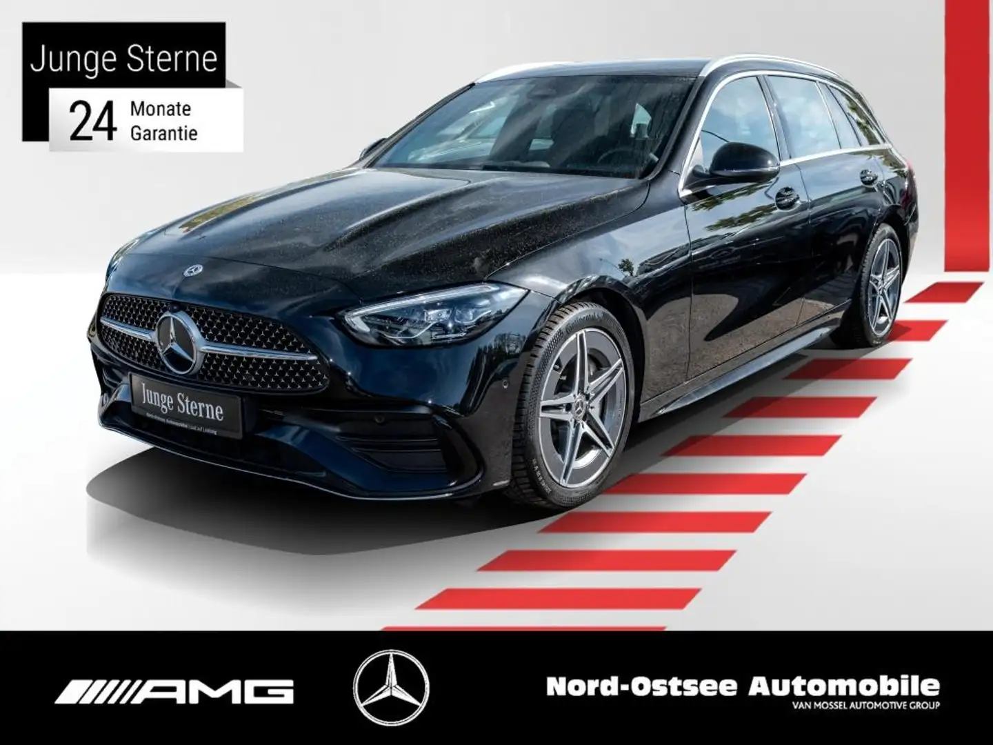 Mercedes-Benz C 220 T d AMG KAMERA DISTRO LED KEYLESS SHZ MBUX Schwarz - 1