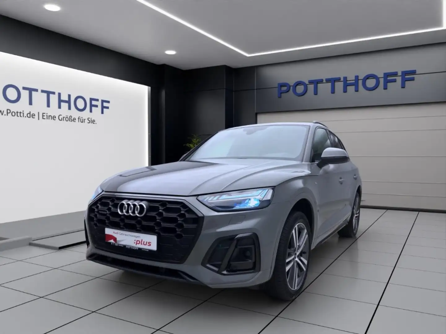 Audi Q5 40 TDI Q S LINE MATRIX NAVI KAMERA Grijs - 1