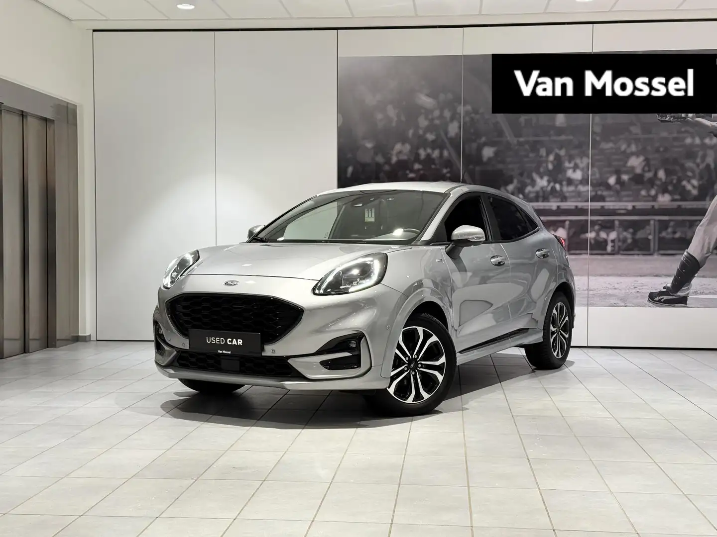 Ford Puma 1.0i Ecoboost MHEV Aut ST Line-Keyless-Driver Pack Gris - 1