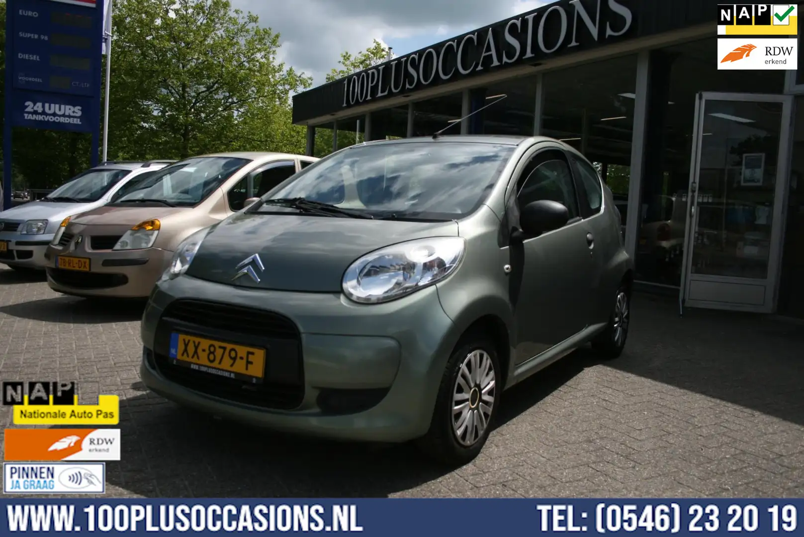 Citroen C1 1.0-12V Séduction. Lage km.stand en netjes! Vert - 1