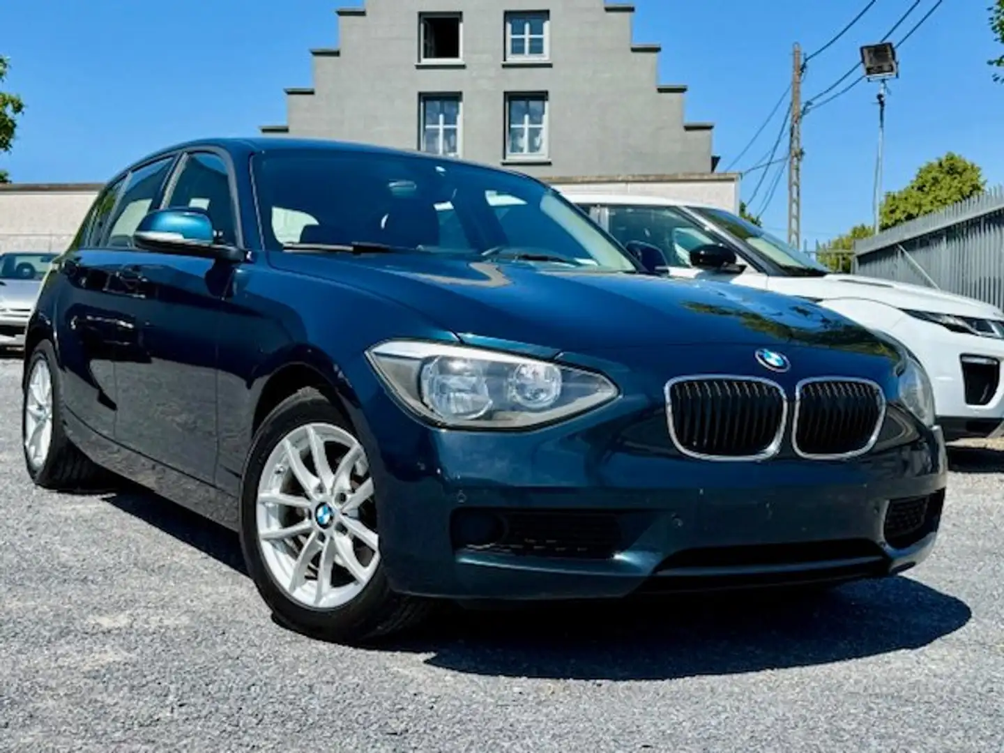 BMW 116 116d EfficientDynamics LEDER PDC ALU CLIMATRONIC Blauw - 1